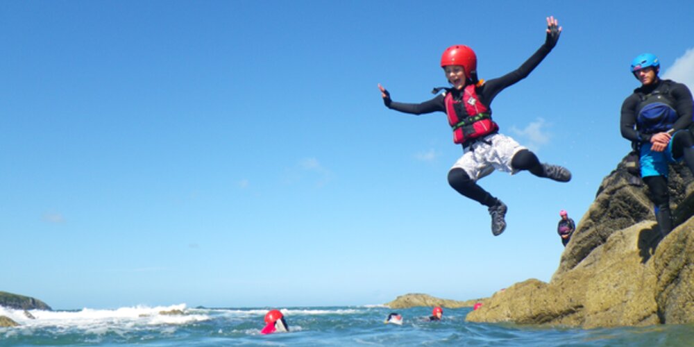 Family Coasteering Celtic Quest