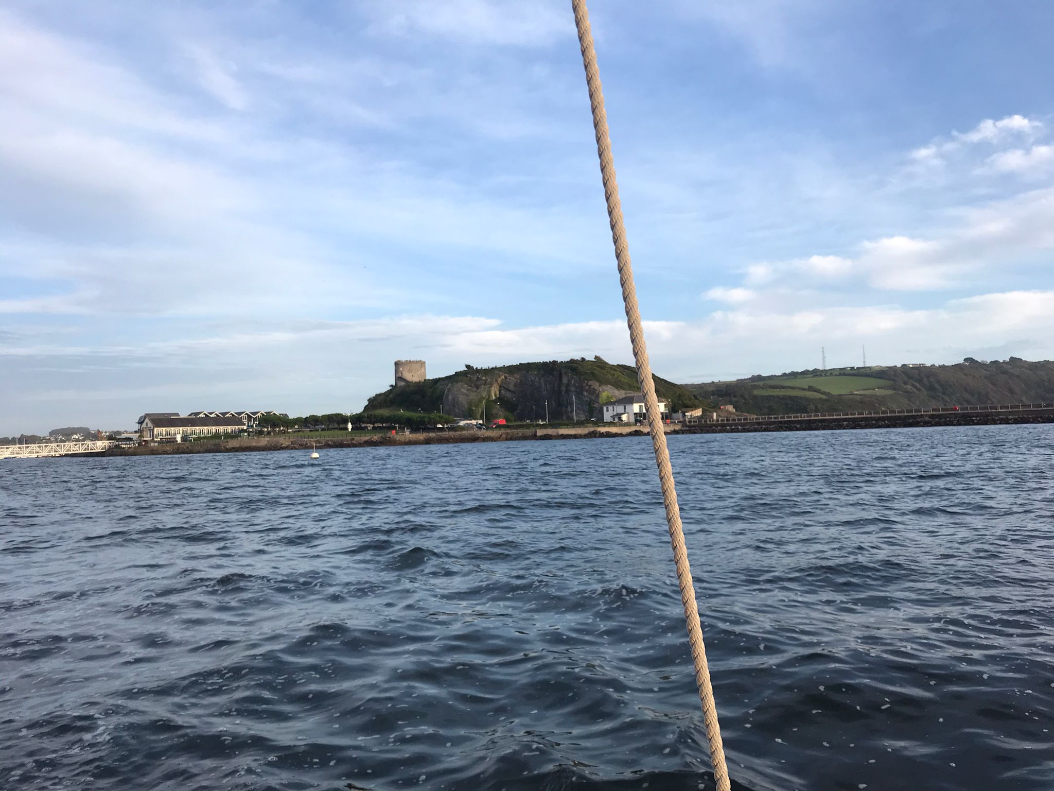 Plymouth at sea